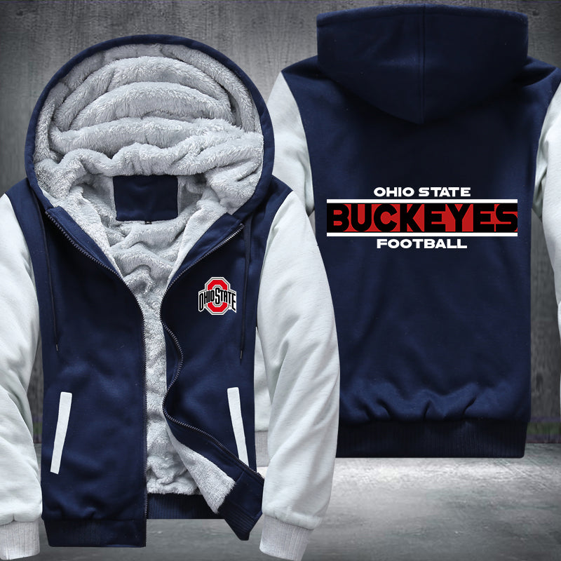 Ohio State Buckeyes Football Fleece Hoodies Jacket