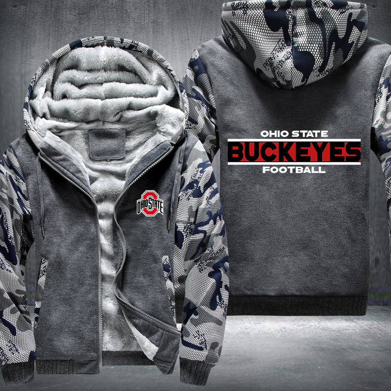 Ohio State Buckeyes Football Fleece Hoodies Jacket