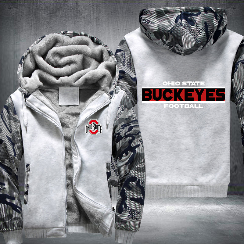 Ohio State Buckeyes Football Fleece Hoodies Jacket
