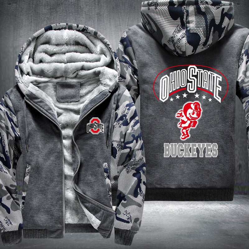 Ohio State Buckeyes Fleece Hoodies Jacket