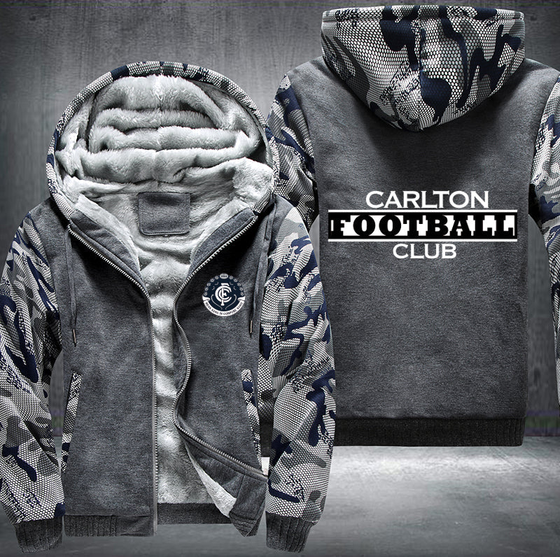 Carlton Football Fleece Hoodies Jacket