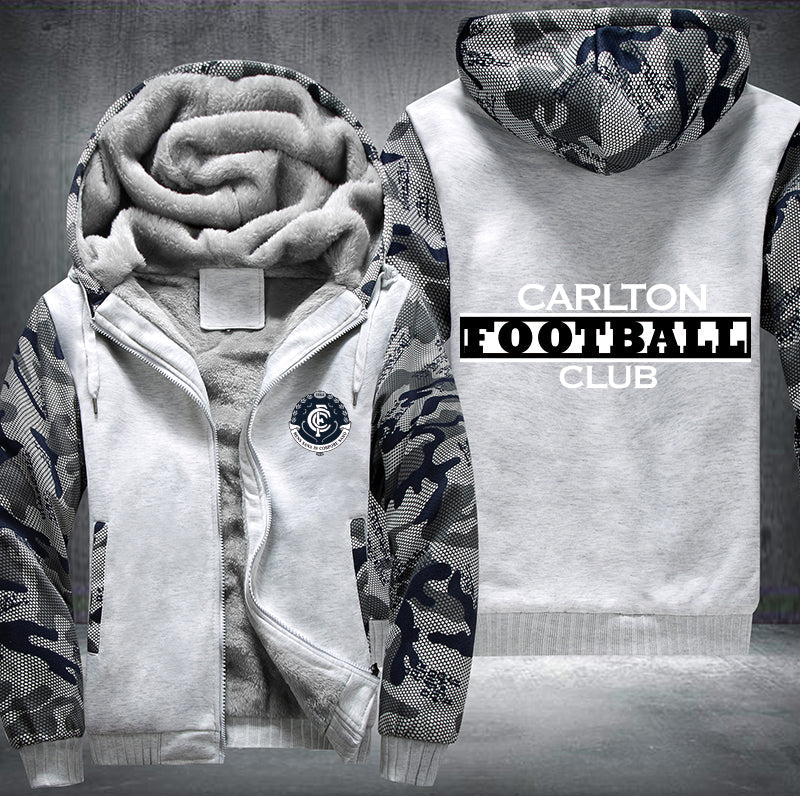 Carlton Football Fleece Hoodies Jacket