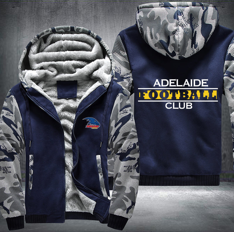 Adelaide Football Fleece Hoodies Jacket