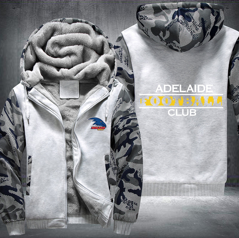 Adelaide Football Fleece Hoodies Jacket