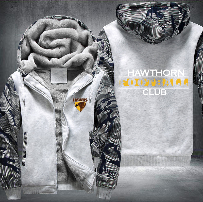 Hawthorn Football Fleece Hoodies Jacket