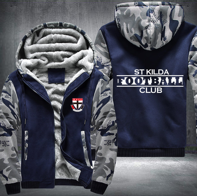 ST Kilda Football Fleece Hoodies Jacket