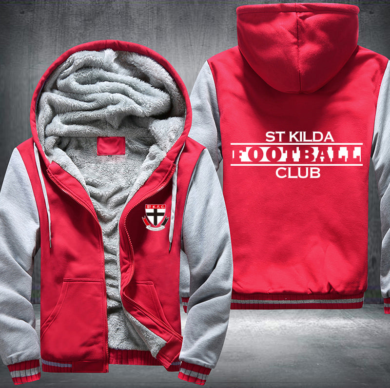 ST Kilda Football Fleece Hoodies Jacket