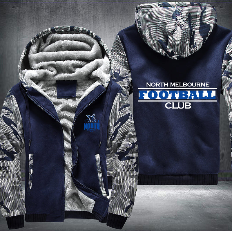 North Melbourne Football Fleece Hoodies Jacket