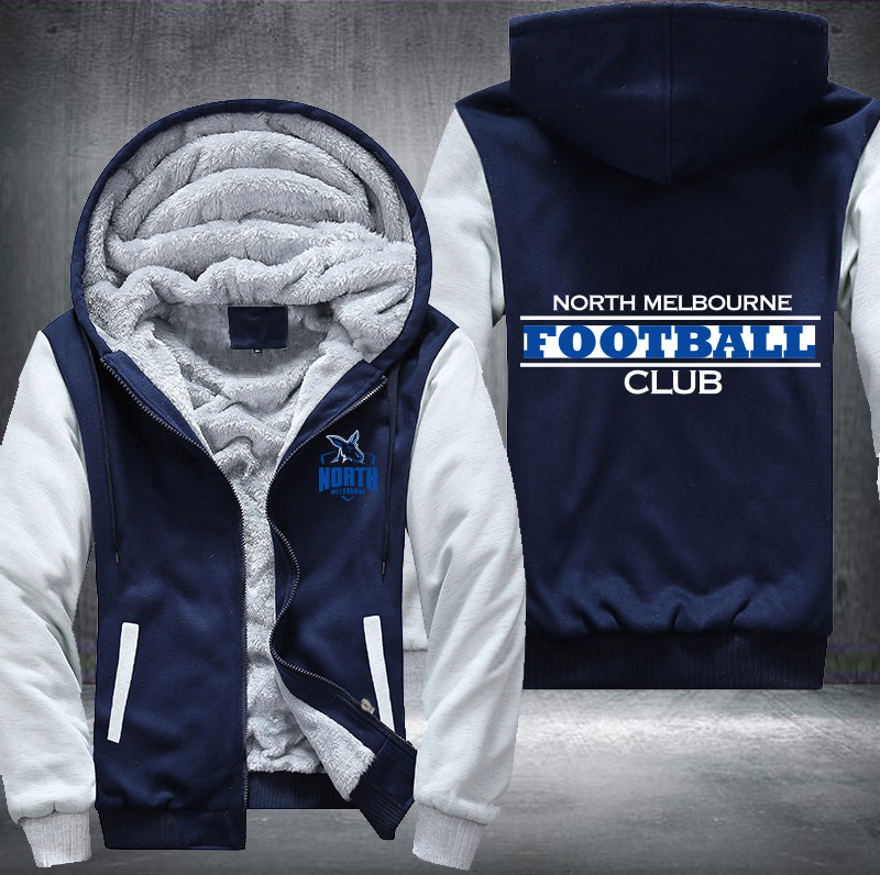 North Melbourne Football Fleece Hoodies Jacket