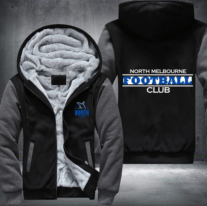 North Melbourne Football Fleece Hoodies Jacket