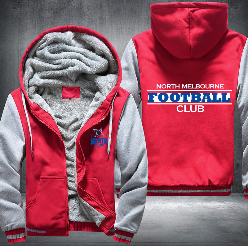 North Melbourne Football Fleece Hoodies Jacket