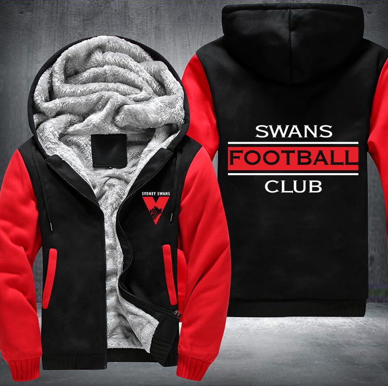 Swans Football Fleece Hoodies Jacket