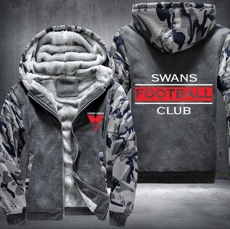 Swans Football Fleece Hoodies Jacket