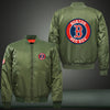 Red Sox Boston Print Thicken Long Sleeve Bomber Jacket