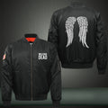 Walking Wing Dead Print Thicken Long Sleeve Bomber Jacket