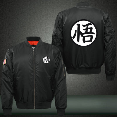 DBZ Print Thicken Long Sleeve Bomber Jacket