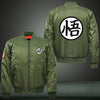 DBZ Print Thicken Long Sleeve Bomber Jacket