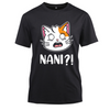 Nani Meme Anime Japanese Funny Gift Cotton Black Short Sleeve T-Shirt