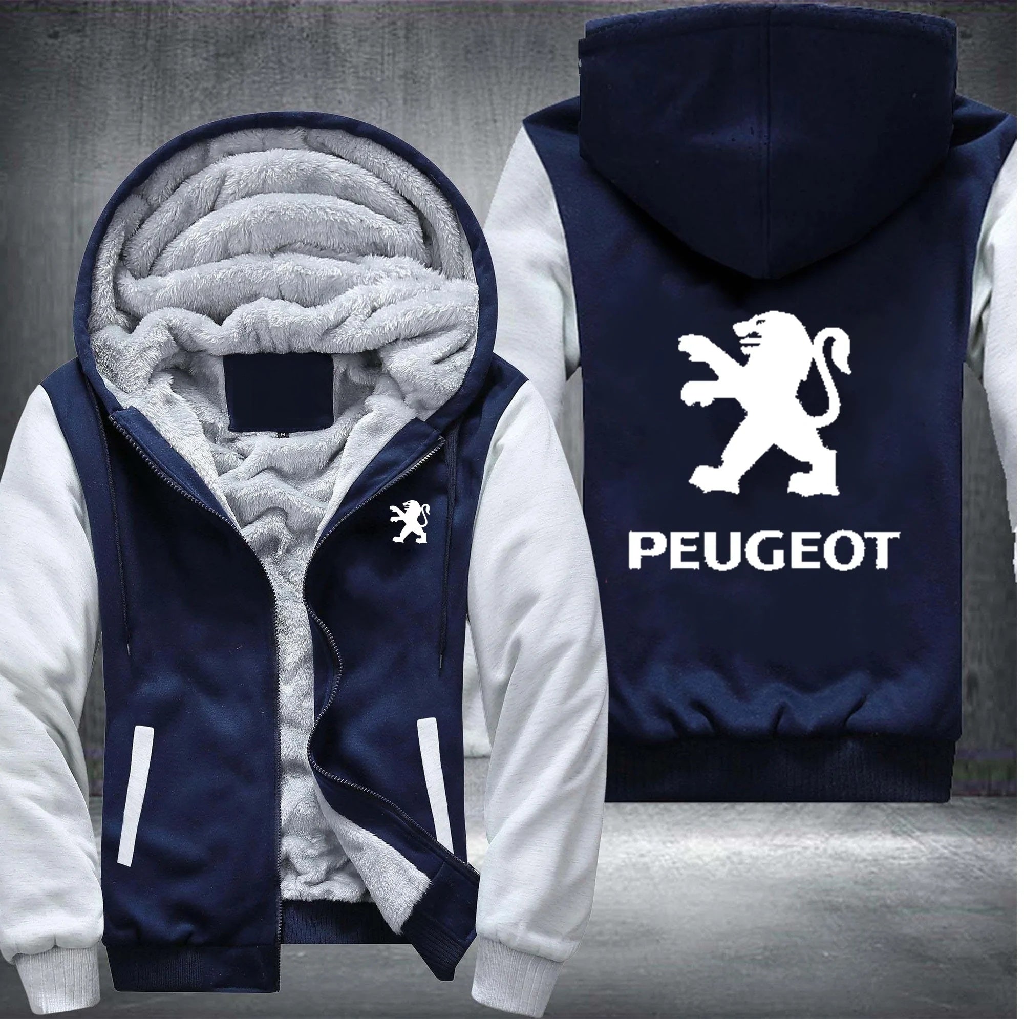 P.E.U.G.E.O.T Fleece Hoodies Jacket