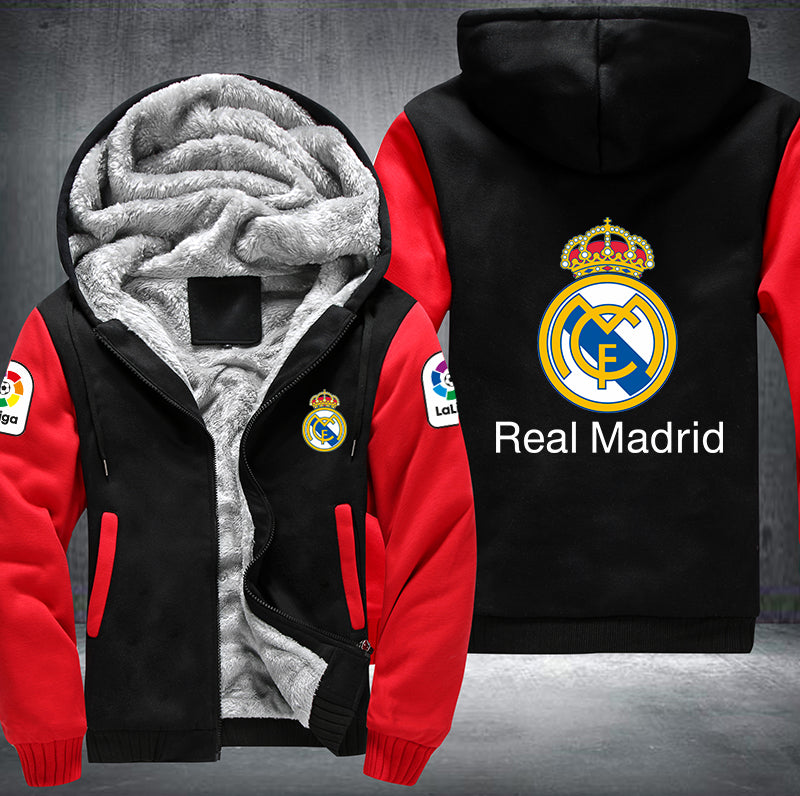 Real Madrid Fleece Hoodies Jacket