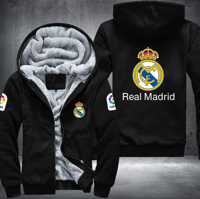Real Madrid Fleece Hoodies Jacket