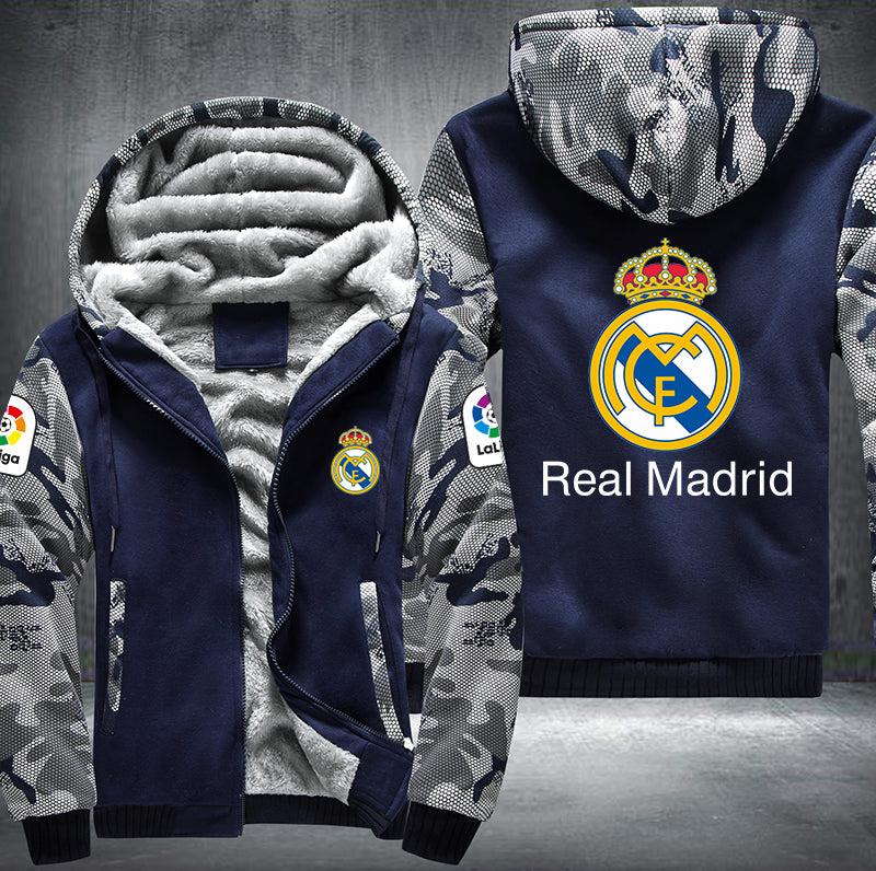 Real Madrid Fleece Hoodies Jacket