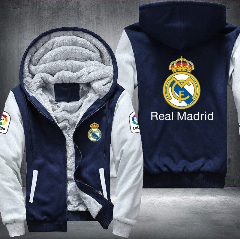 Real Madrid Fleece Hoodies Jacket