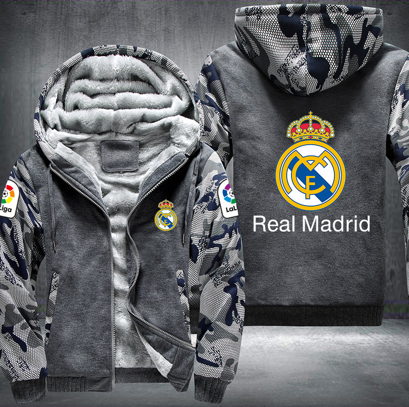 Real Madrid Fleece Hoodies Jacket