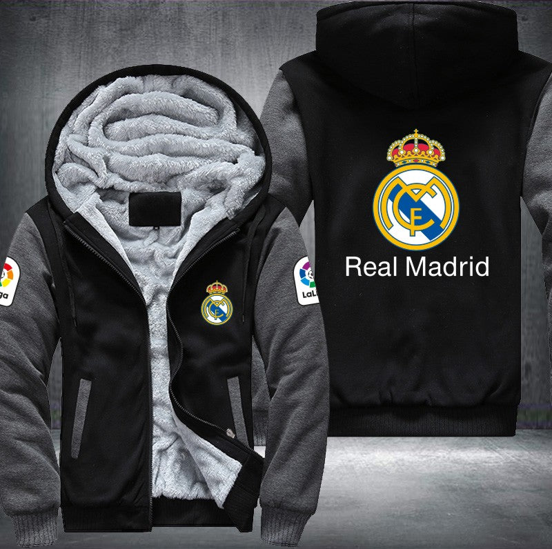 Real Madrid Fleece Hoodies Jacket