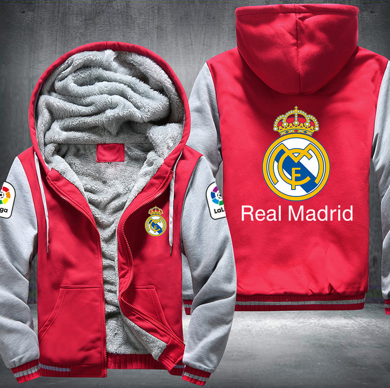 Real Madrid Fleece Hoodies Jacket