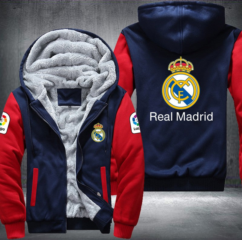 Real Madrid Fleece Hoodies Jacket