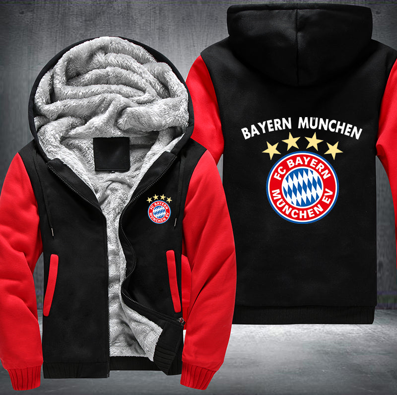 Bayern Munchen Fleece Hoodies Jacket