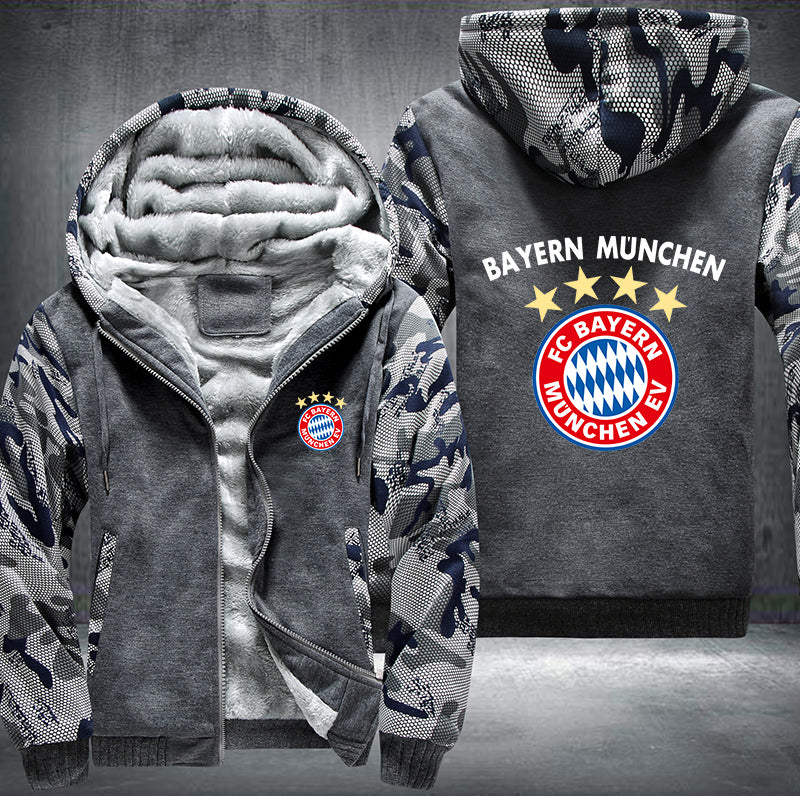 Bayern Munchen Fleece Hoodies Jacket