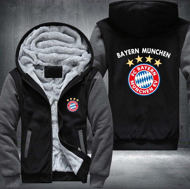 Bayern Munchen Fleece Hoodies Jacket