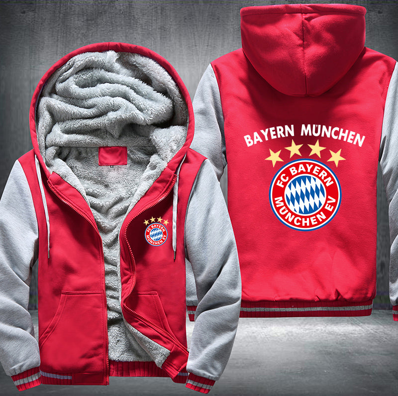 Bayern Munchen Fleece Hoodies Jacket