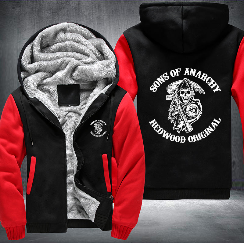 Sons Of Anarchy Redwood Original Fleece Hoodies Jacket