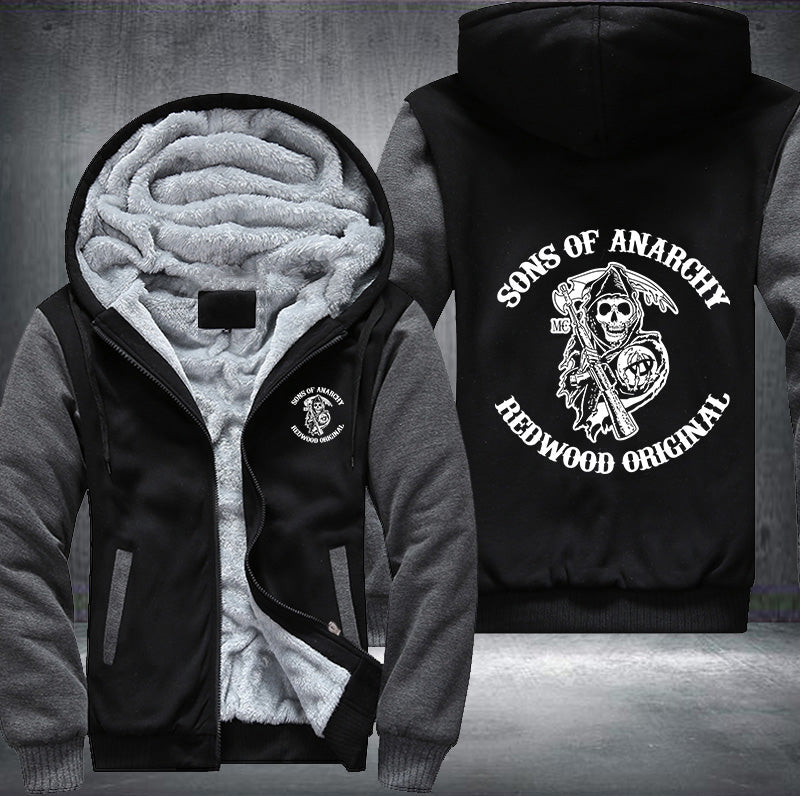 Sons Of Anarchy Redwood Original Fleece Hoodies Jacket