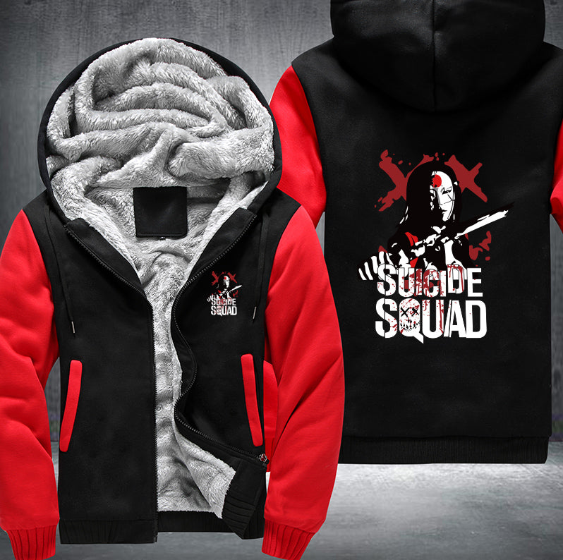 Suicide Squad Katana Fleece Hoodies Jacket