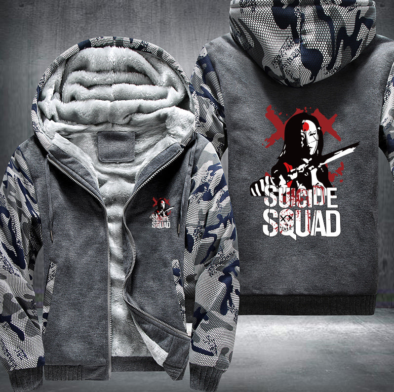 Suicide Squad Katana Fleece Hoodies Jacket