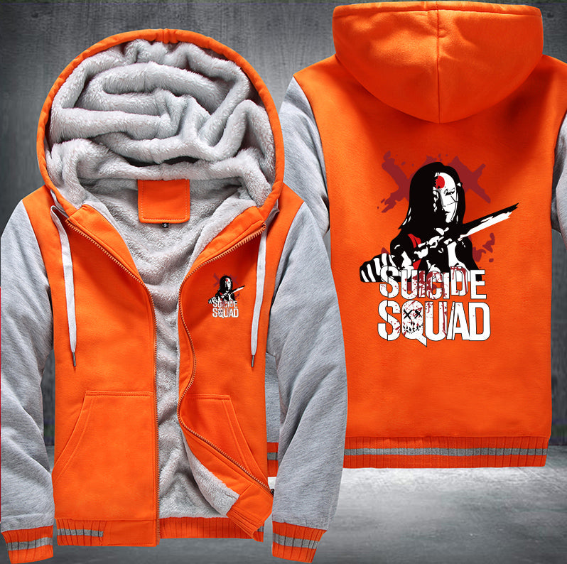 Suicide Squad Katana Fleece Hoodies Jacket