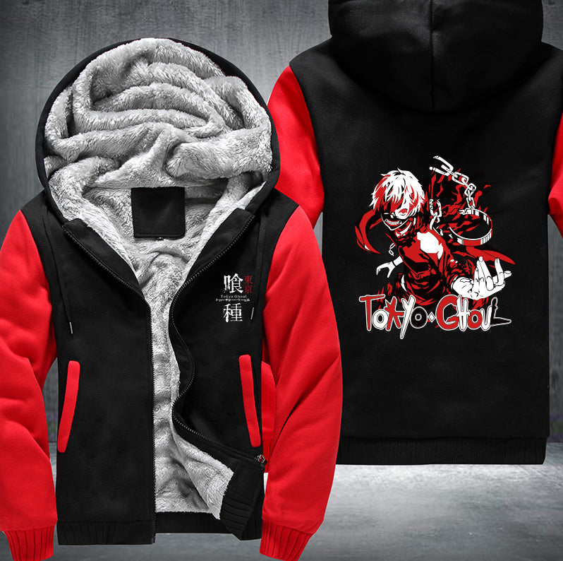 Tokyo Ghoul Ken Kaneki Fleece Hoodies Jacket