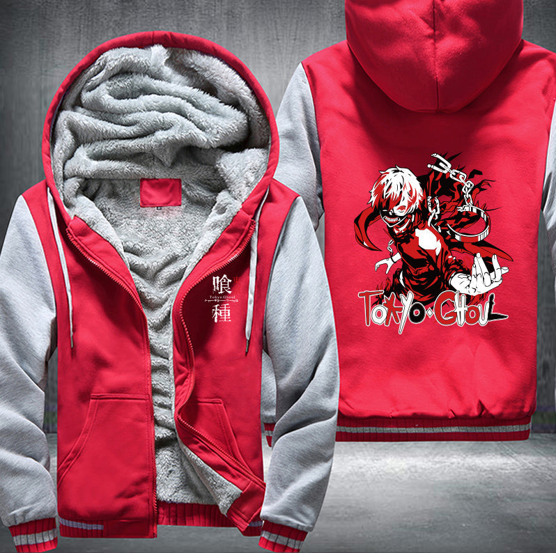 Tokyo Ghoul Ken Kaneki Fleece Hoodies Jacket
