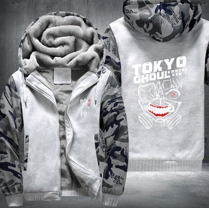 Tokyo Ghoul Kaneki Ken Fleece Hoodies Jacket