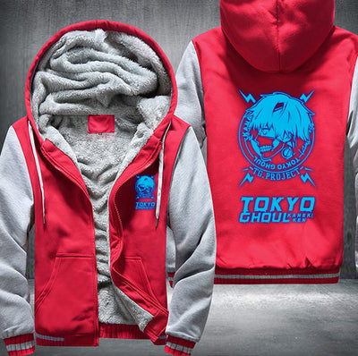 Tokyo Ghoul Ken Kaneki Blue Fleece Hoodies Jacket