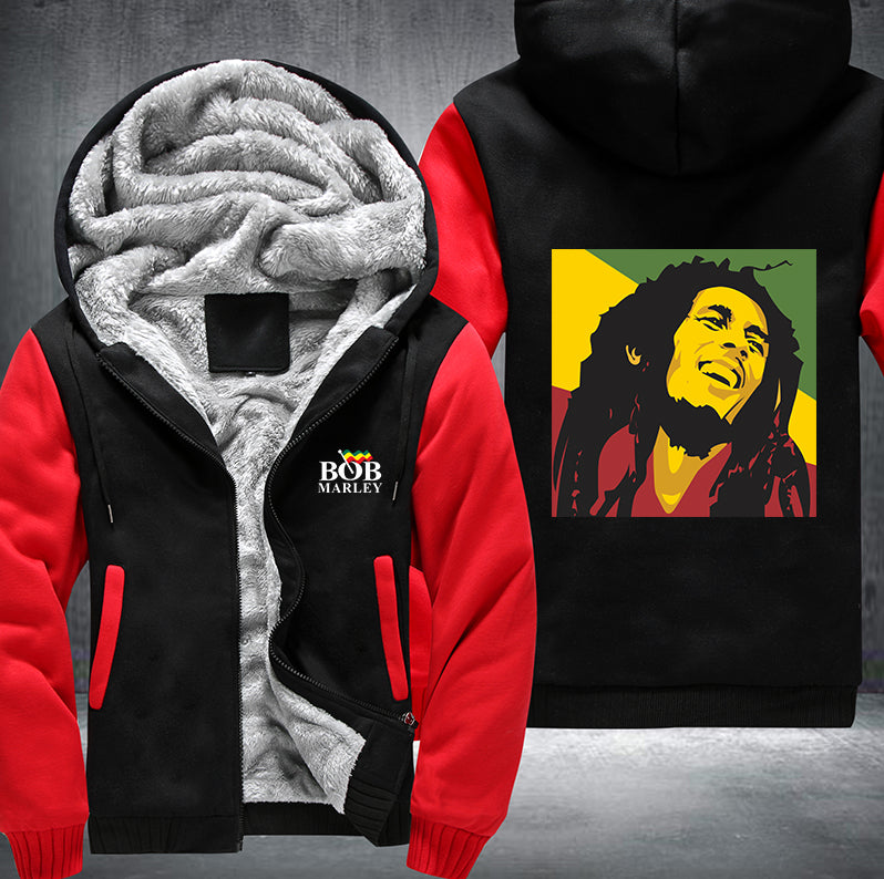 Bob Marley Fleece Hoodies Jacket