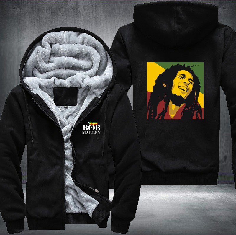 Bob Marley Fleece Hoodies Jacket
