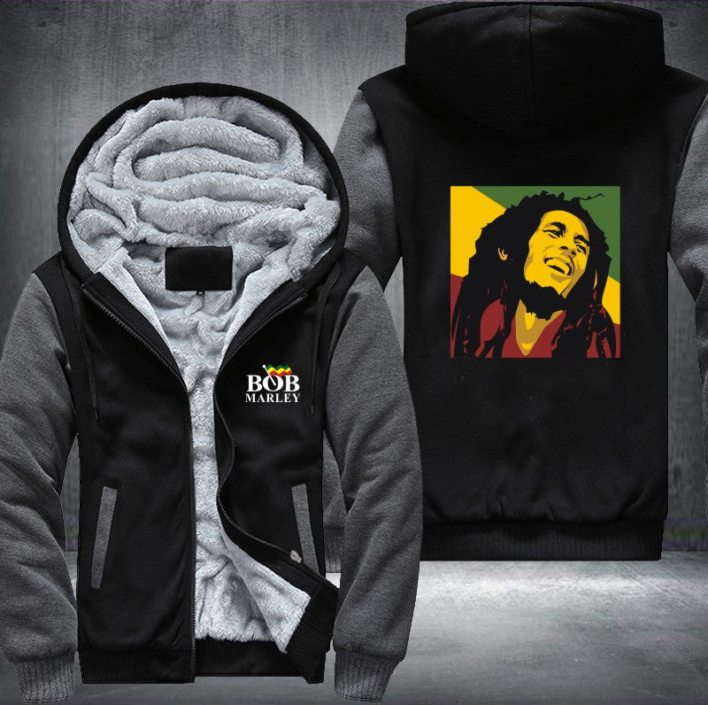Bob Marley Fleece Hoodies Jacket