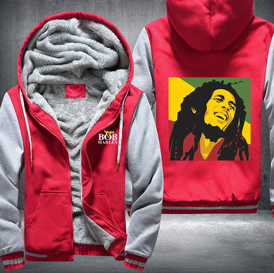 Bob Marley Fleece Hoodies Jacket