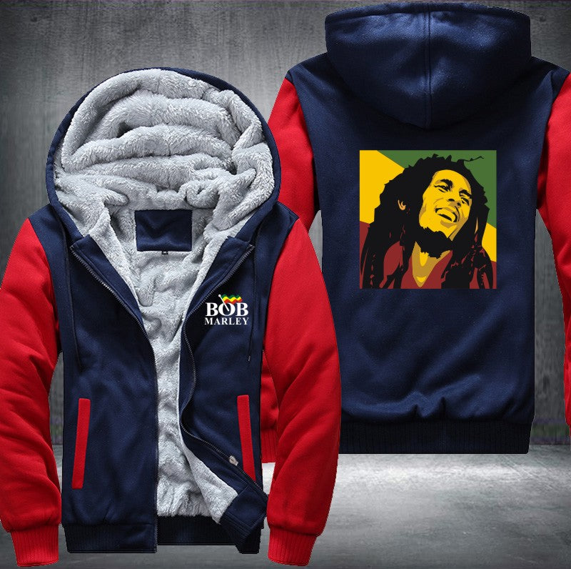 Bob Marley Fleece Hoodies Jacket