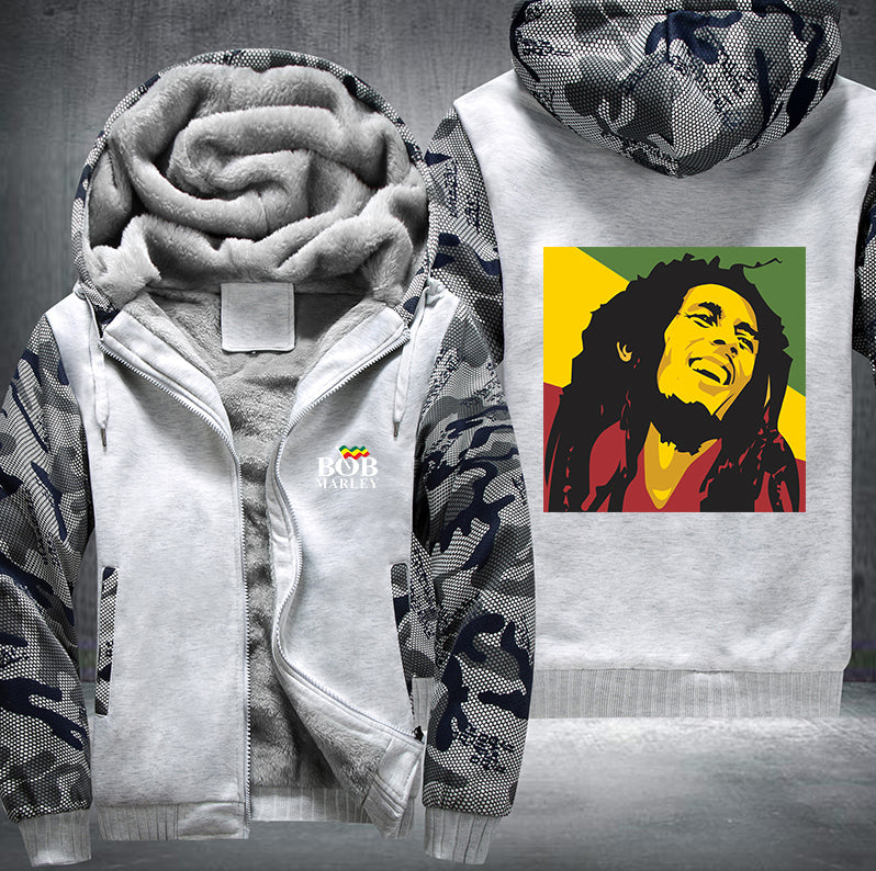 Bob Marley Fleece Hoodies Jacket